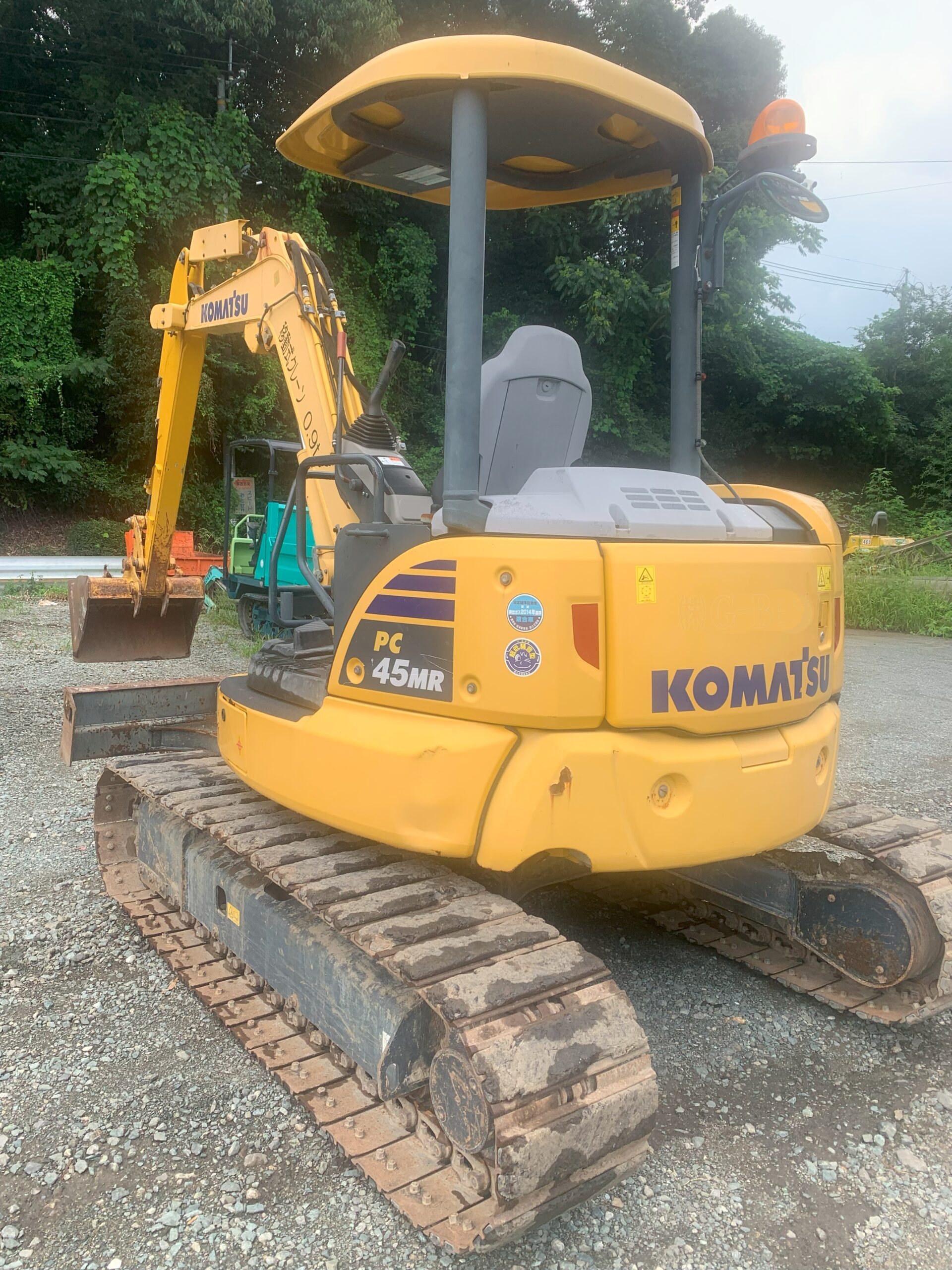 コマツ バックホー PC45MR－５ーAC KOMATSU 小型ユンボ
